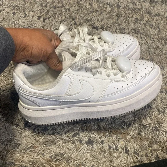 Nike Court Vision Alta DM0113-100 white womens sz 8 - Picture 9 of 9